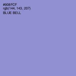 #908FCF - Blue Bell Color Image
